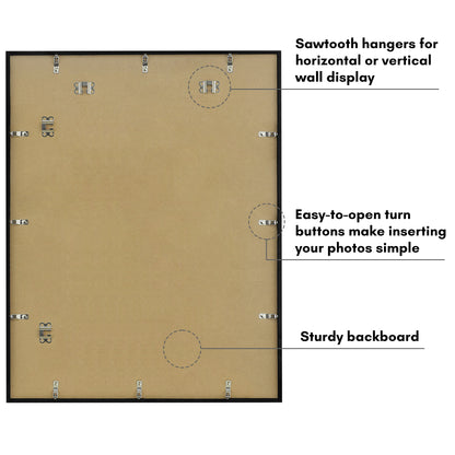 Poster Frame | Contemporary Design | Shatter-Resistant Glass | Wall Art Display