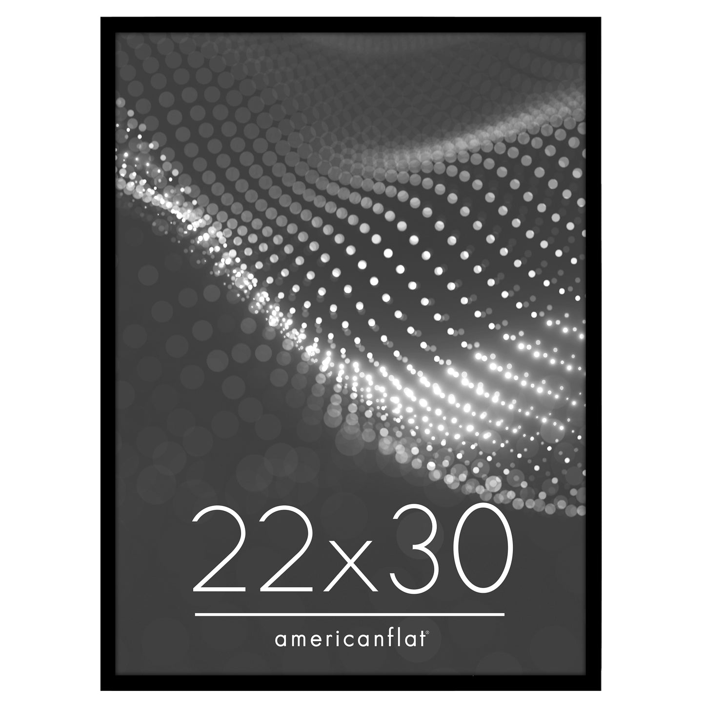Poster Frame | Modern Design | Shatter-Resistant Glass | Dual Sawtooth Hangers