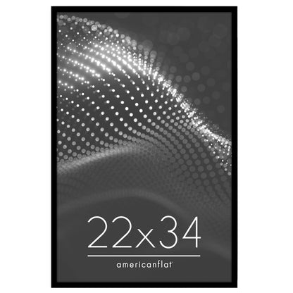 Poster Frame | Modern Design | Shatter-Resistant Glass | Dual Sawtooth Hangers