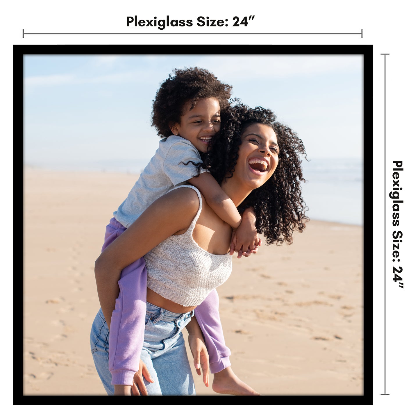 Poster Frame | Modern Design | Shatter-Resistant Glass | Dual Sawtooth Hangers