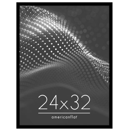 Poster Frame | Modern Design | Shatter-Resistant Glass | Dual Sawtooth Hangers