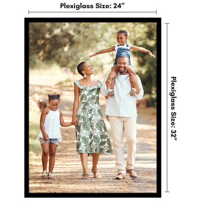 Poster Frame | Modern Design | Shatter-Resistant Glass | Dual Sawtooth Hangers