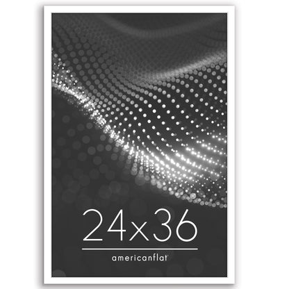 Poster Frame | Modern Design | Shatter-Resistant Glass | Dual Sawtooth Hangers