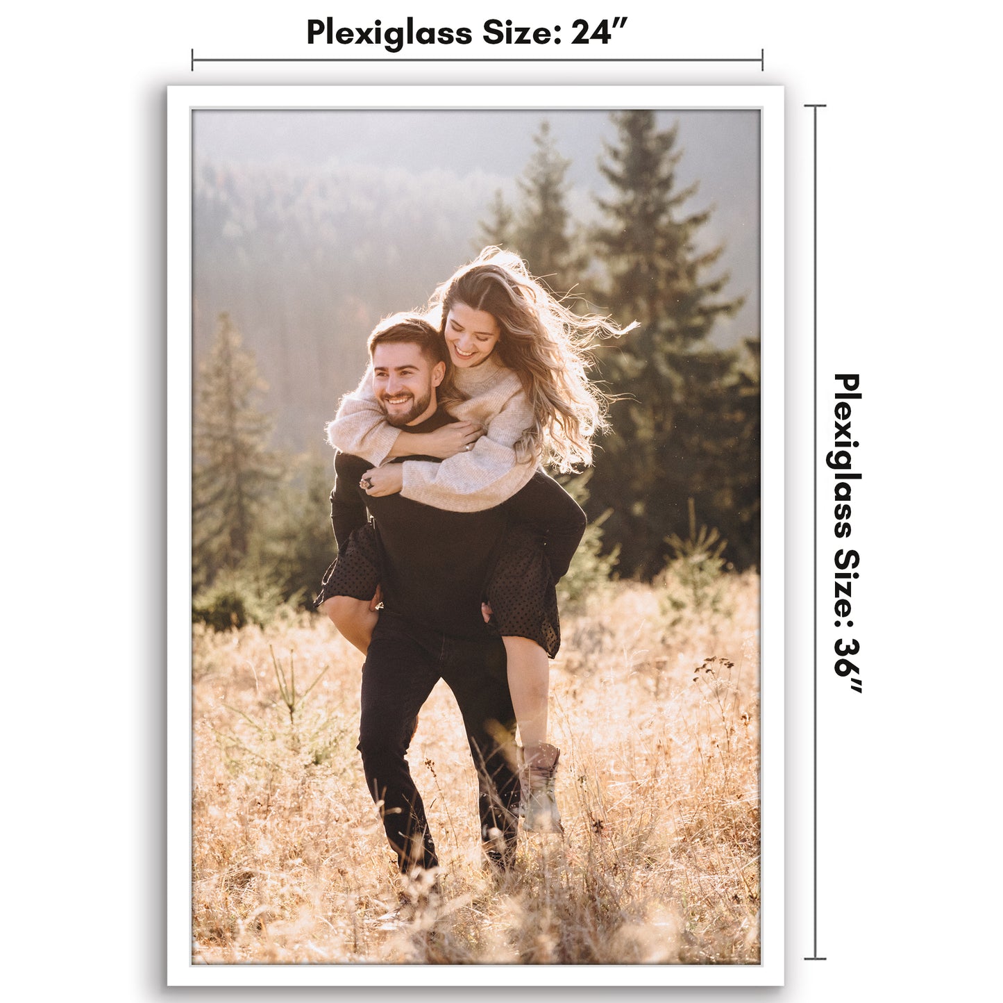 Poster Frame | Modern Design | Shatter-Resistant Glass | Dual Sawtooth Hangers