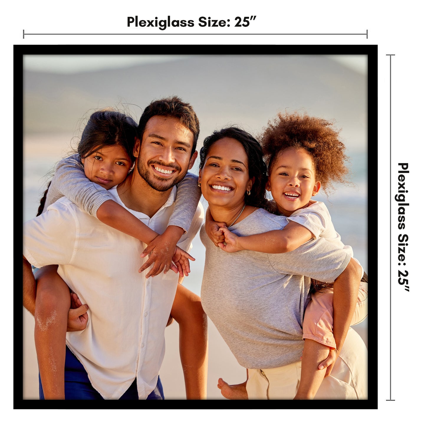Poster Frame | Modern Design | Shatter-Resistant Glass | Dual Sawtooth Hangers