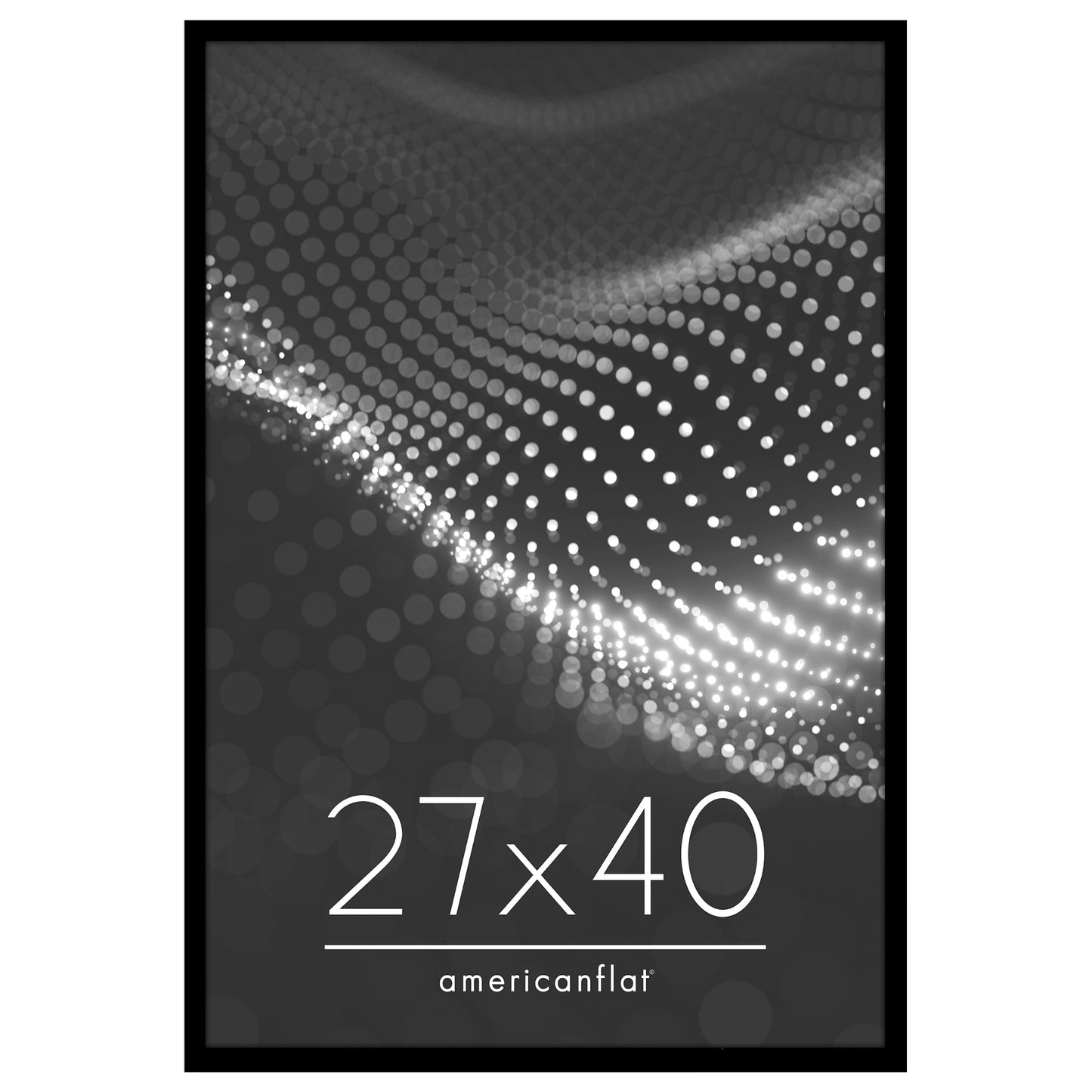 Poster Frame | Modern Design | Shatter-Resistant Glass | Dual Sawtooth Hangers