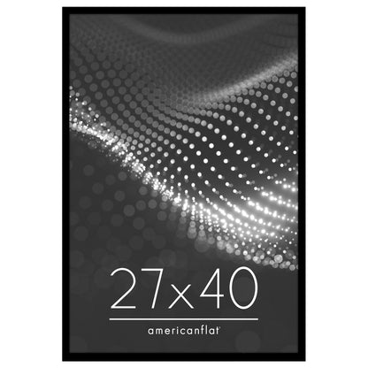 Poster Frame | Modern Design | Shatter-Resistant Glass | Dual Sawtooth Hangers