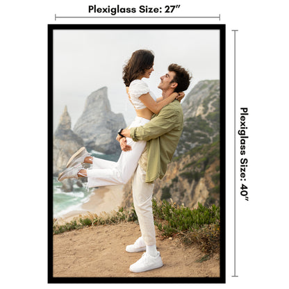 Poster Frame | Modern Design | Shatter-Resistant Glass | Dual Sawtooth Hangers