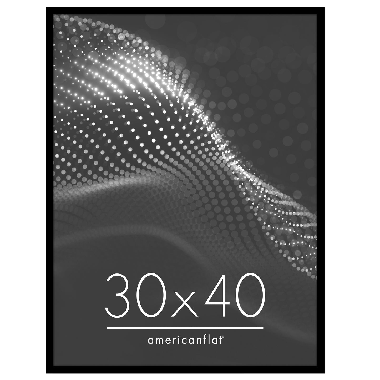 Poster Frame | Modern Design | Shatter-Resistant Glass | Dual Sawtooth Hangers