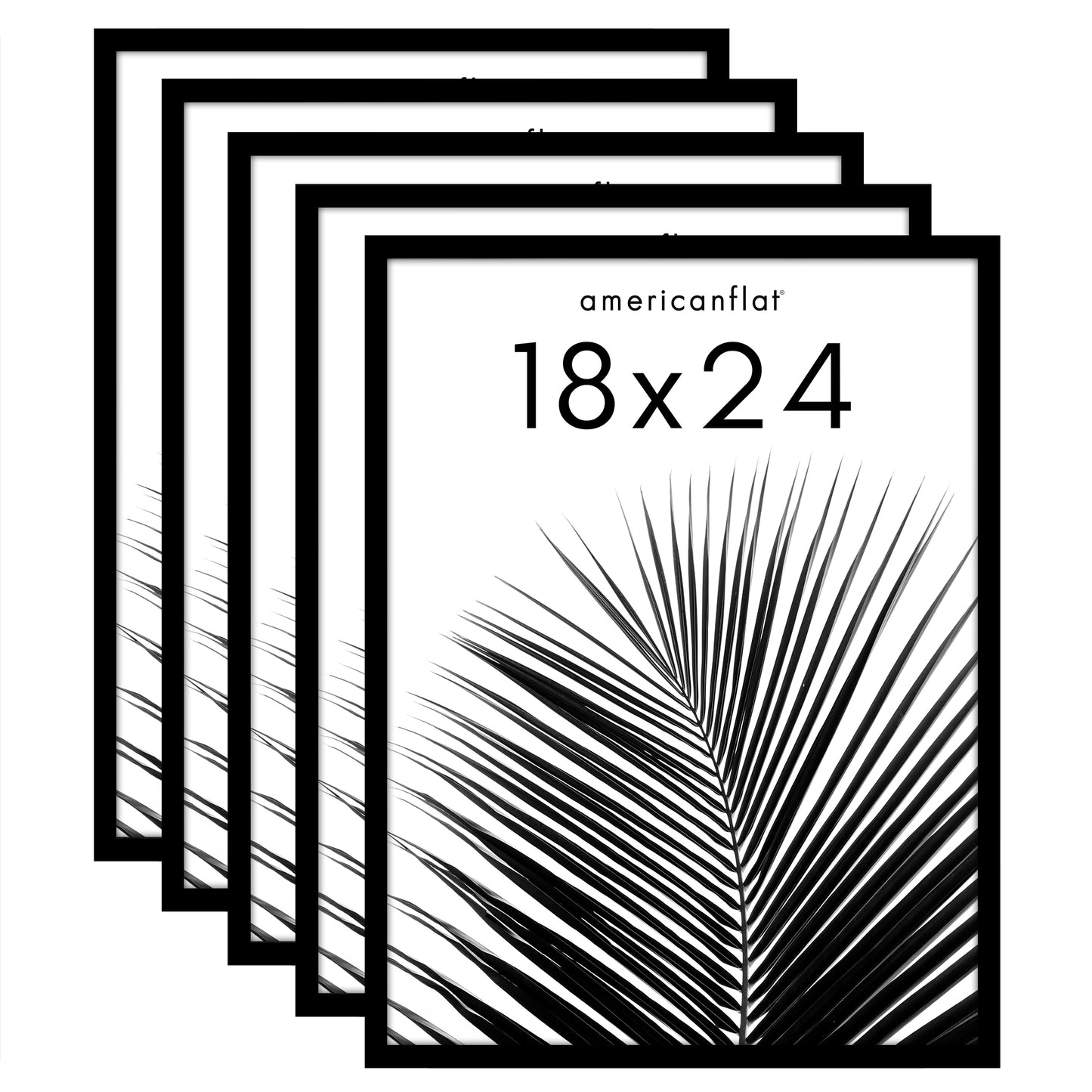 Americanflat Gallery Picture Frame Set | 5-Pack