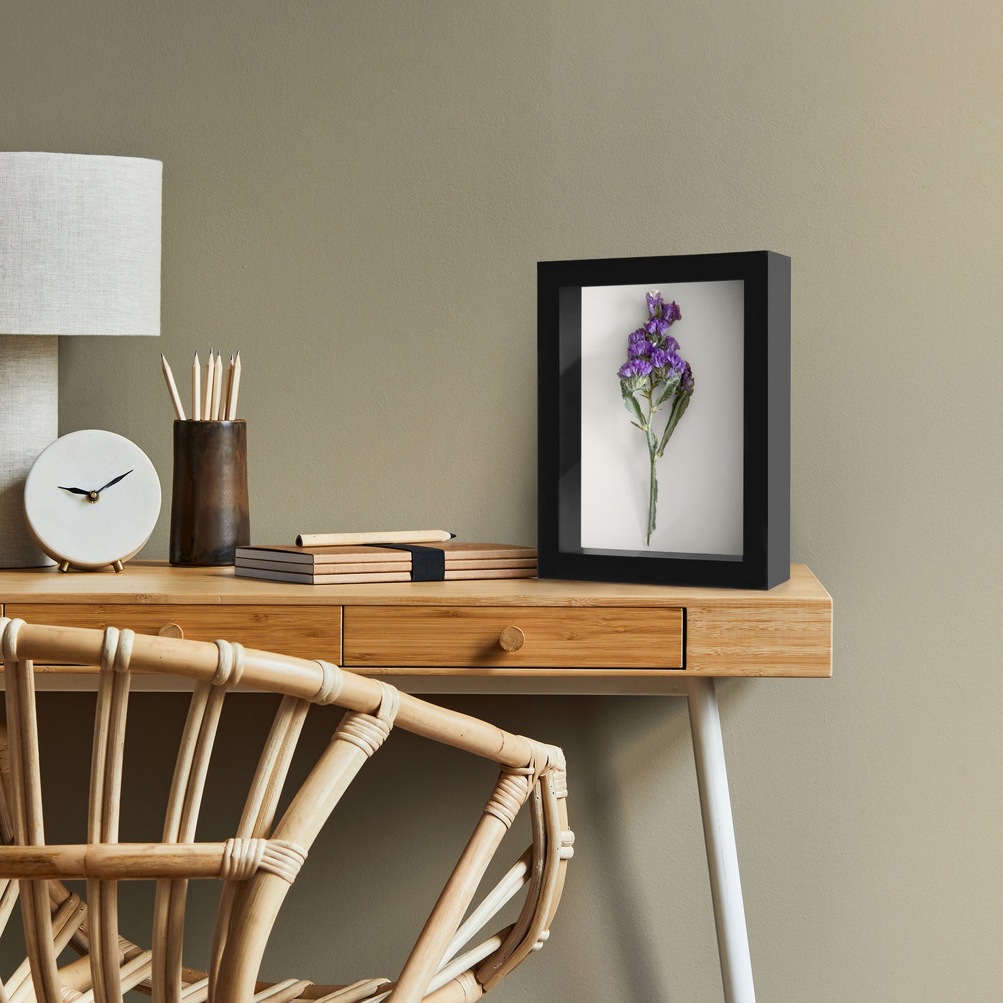 Shadow Box Frame | Deep Display | Shatter-Resistant Glass | Wall Decor