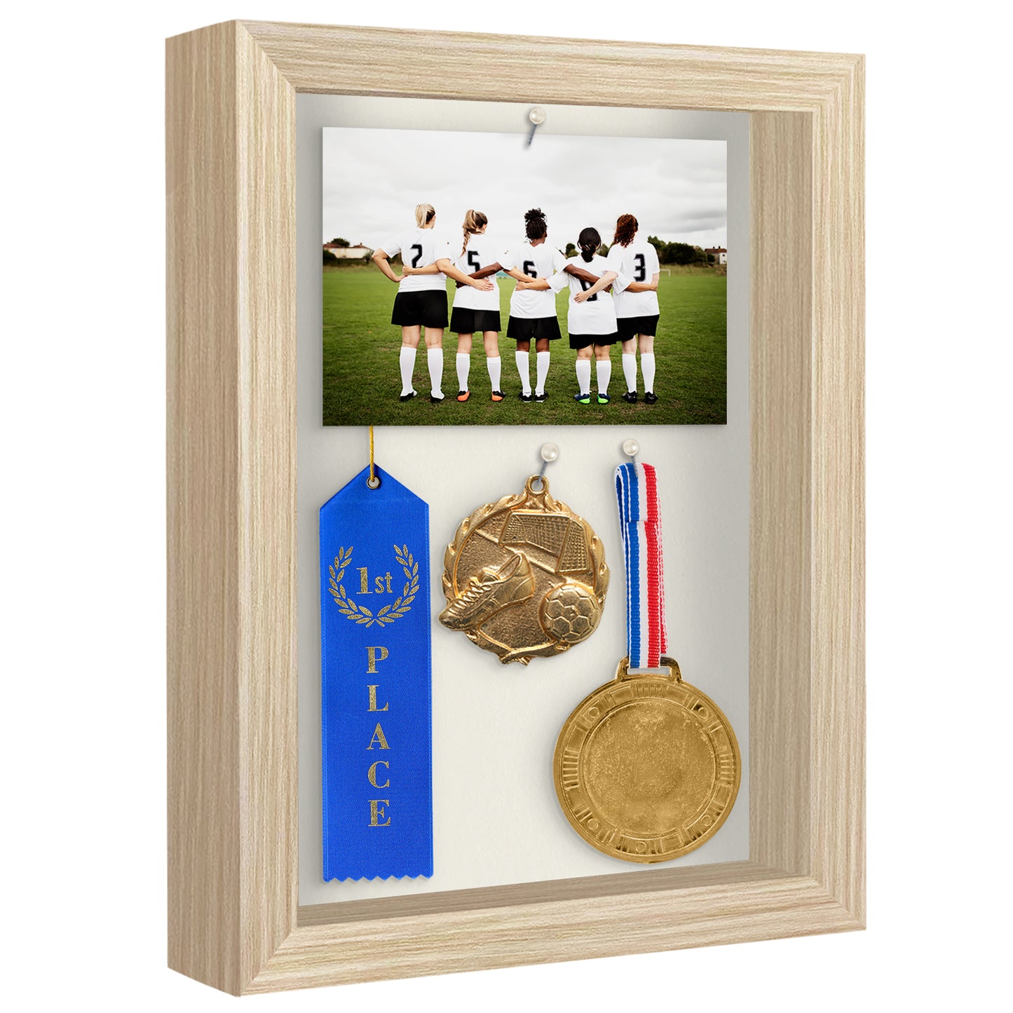 Shadow Box Frame | Deep Display | Shatter-Resistant Glass | Wall Decor