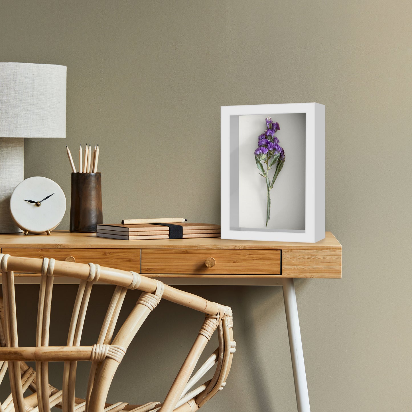 Shadow Box Frame | Deep Display | Shatter-Resistant Glass | Wall Decor