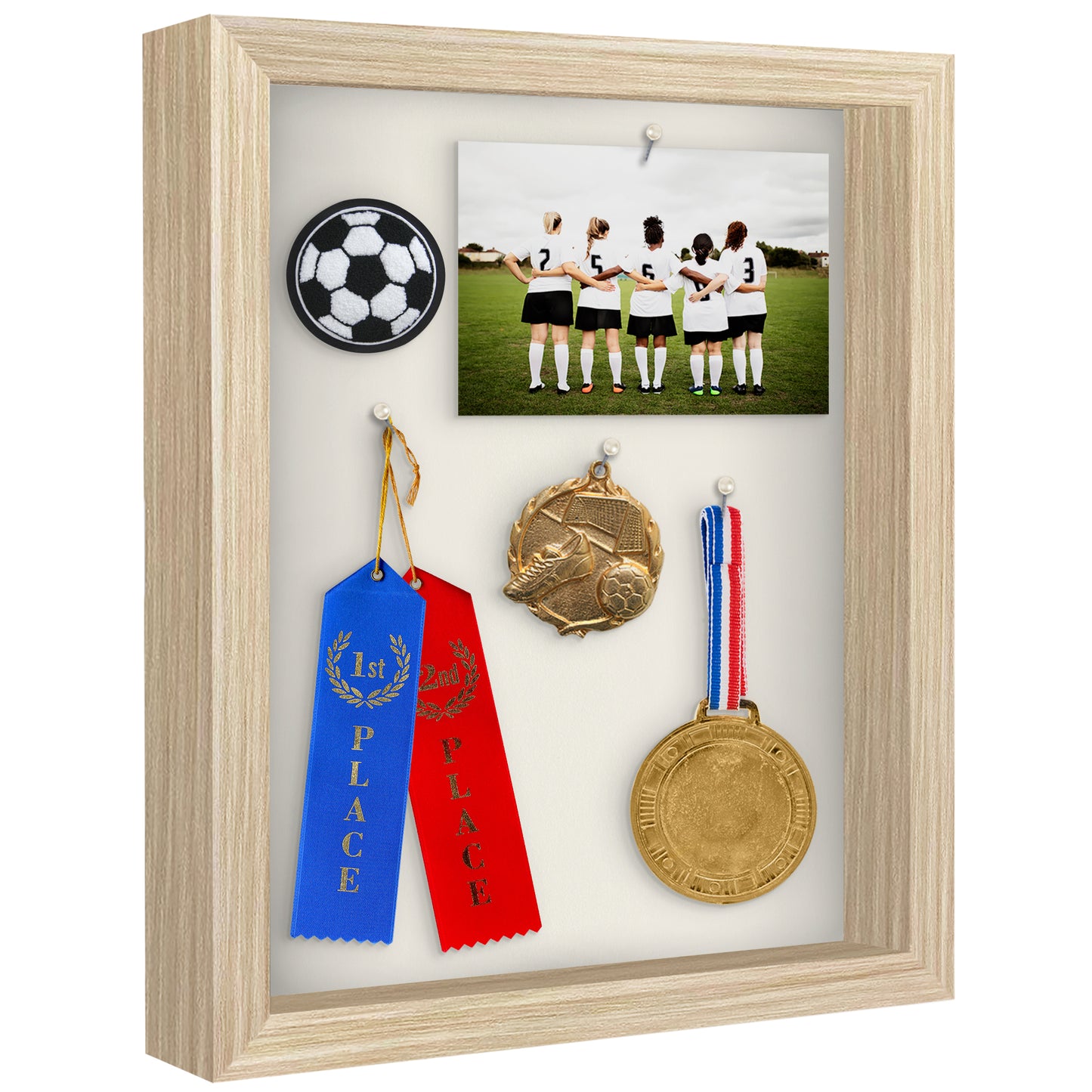 Shadow Box Frame | Deep Display | Shatter-Resistant Glass | Wall Decor