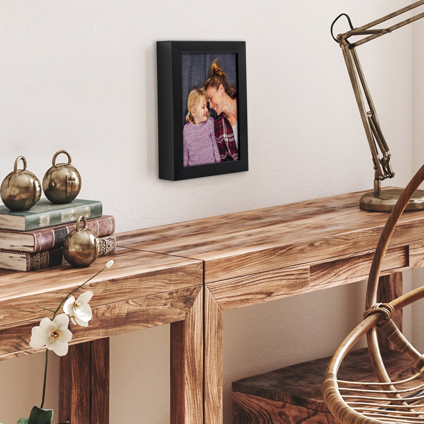 Picture Frame | Gallery Style | Secure Artwork and Photos | Wall Art Decor