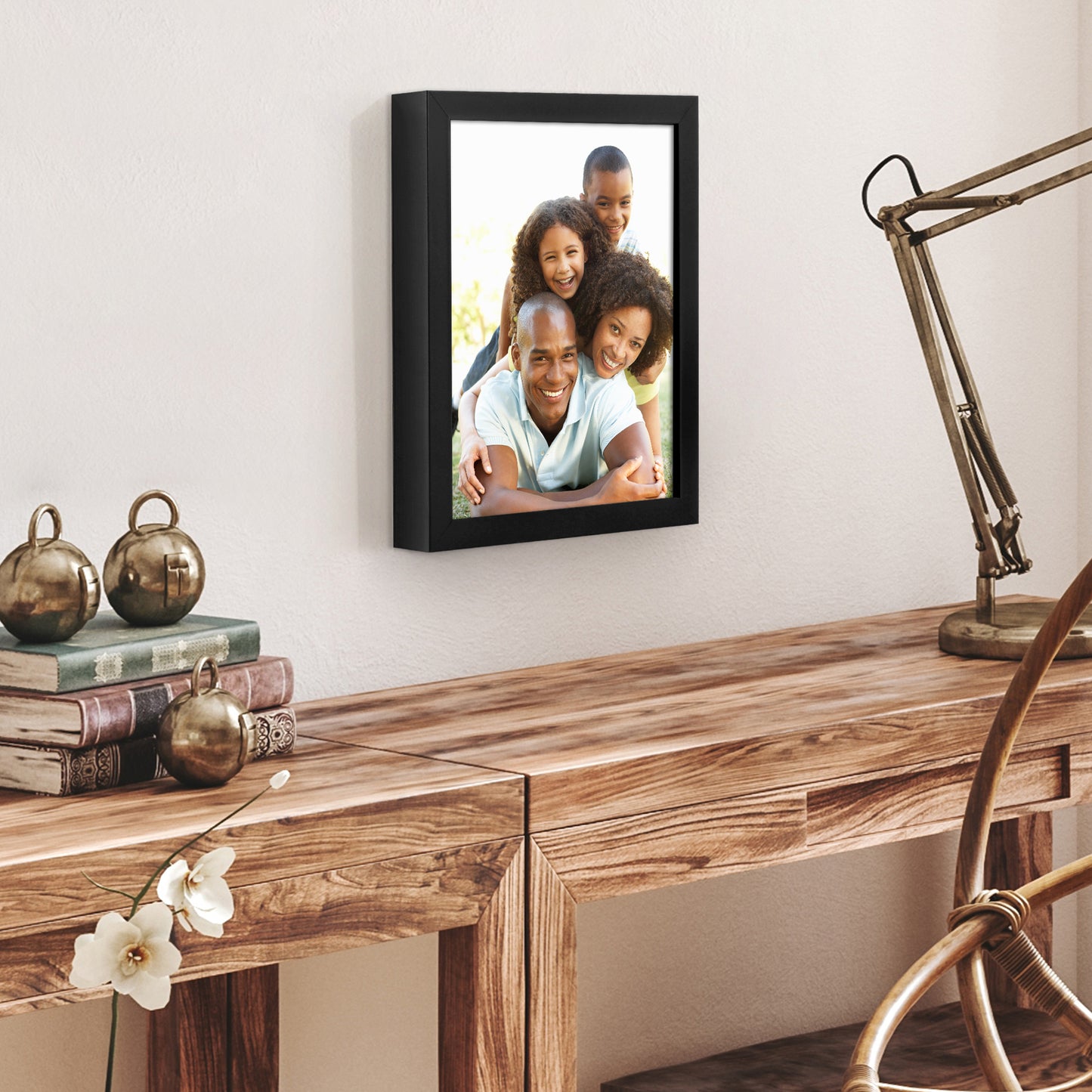 Deep Molding Picture Frame | Americanflat | No Mat | Modern - Premium Quality