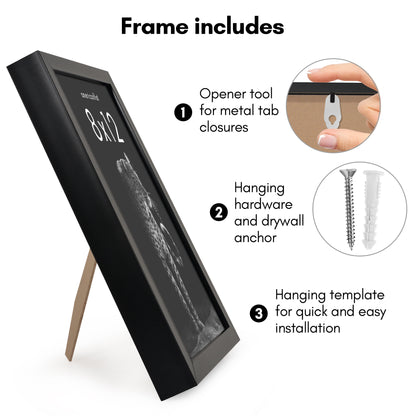 Picture Frame | Gallery Style | Secure Artwork and Photos | Wall Art Decor