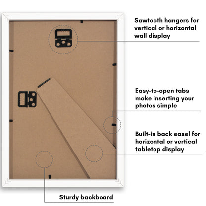 Picture Frame | Gallery Style | Secure Artwork and Photos | Wall Art Decor