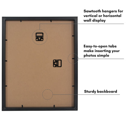 Picture Frame | Gallery Style | Secure Artwork and Photos | Wall Art Decor
