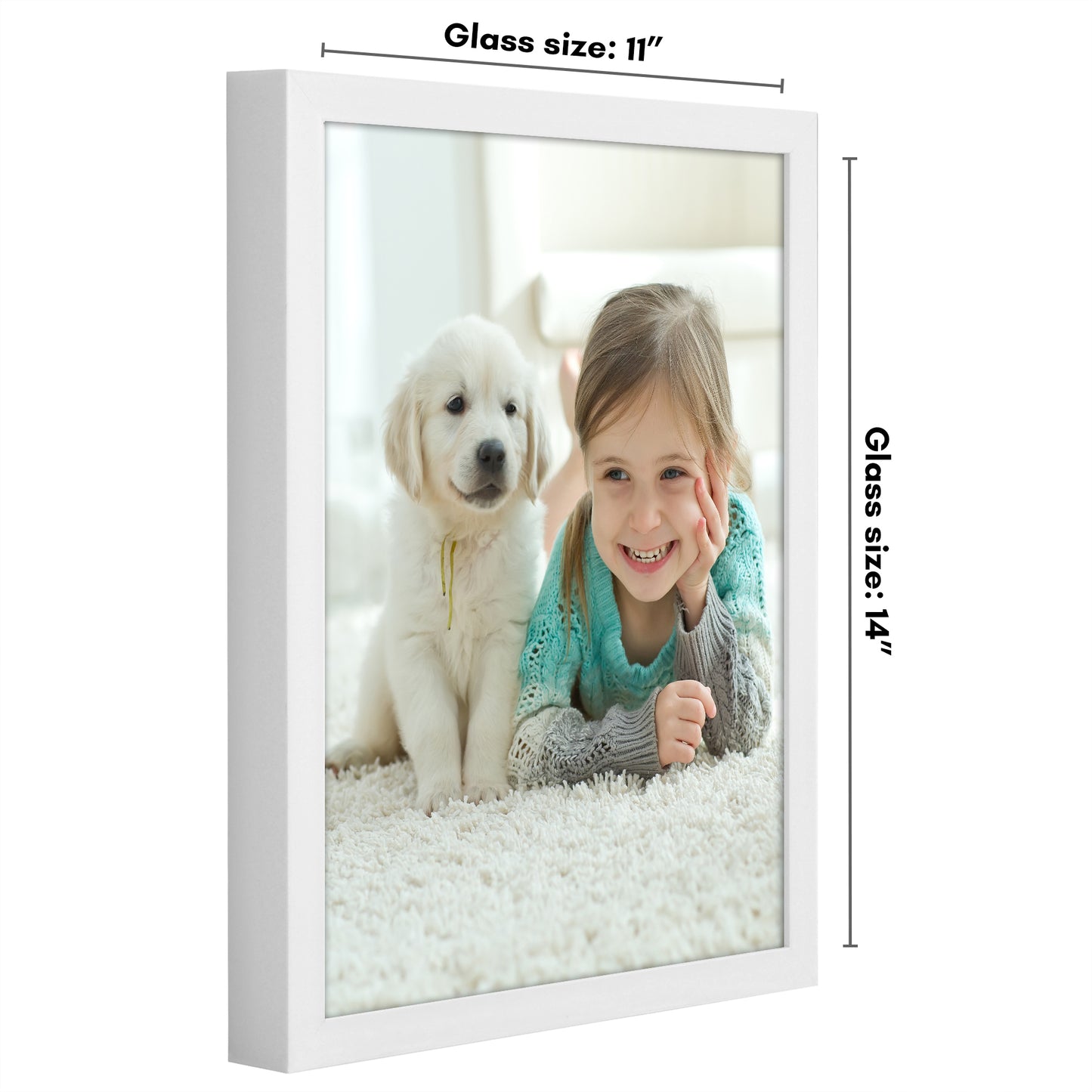 Picture Frame | Gallery Style | Secure Artwork and Photos | Wall Art Decor