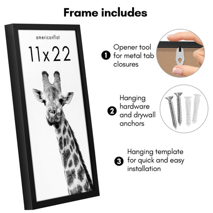 Picture Frame | Gallery Style | Secure Artwork and Photos | Wall Art Decor