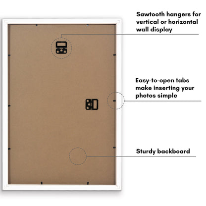 Picture Frame | Gallery Style | Secure Artwork and Photos | Wall Art Decor