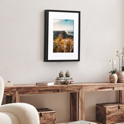 Picture Frame | Gallery Style | With Mat | Protective Glass | Wall Art Display