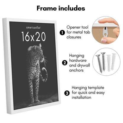 Picture Frame | Gallery Style | Secure Artwork and Photos | Wall Art Decor