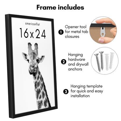 Picture Frame | Gallery Style | Secure Artwork and Photos | Wall Art Decor