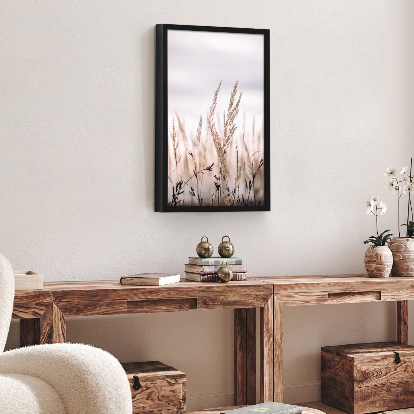 Deep Molding Picture Frame | Americanflat | No Mat | Modern - Premium Quality