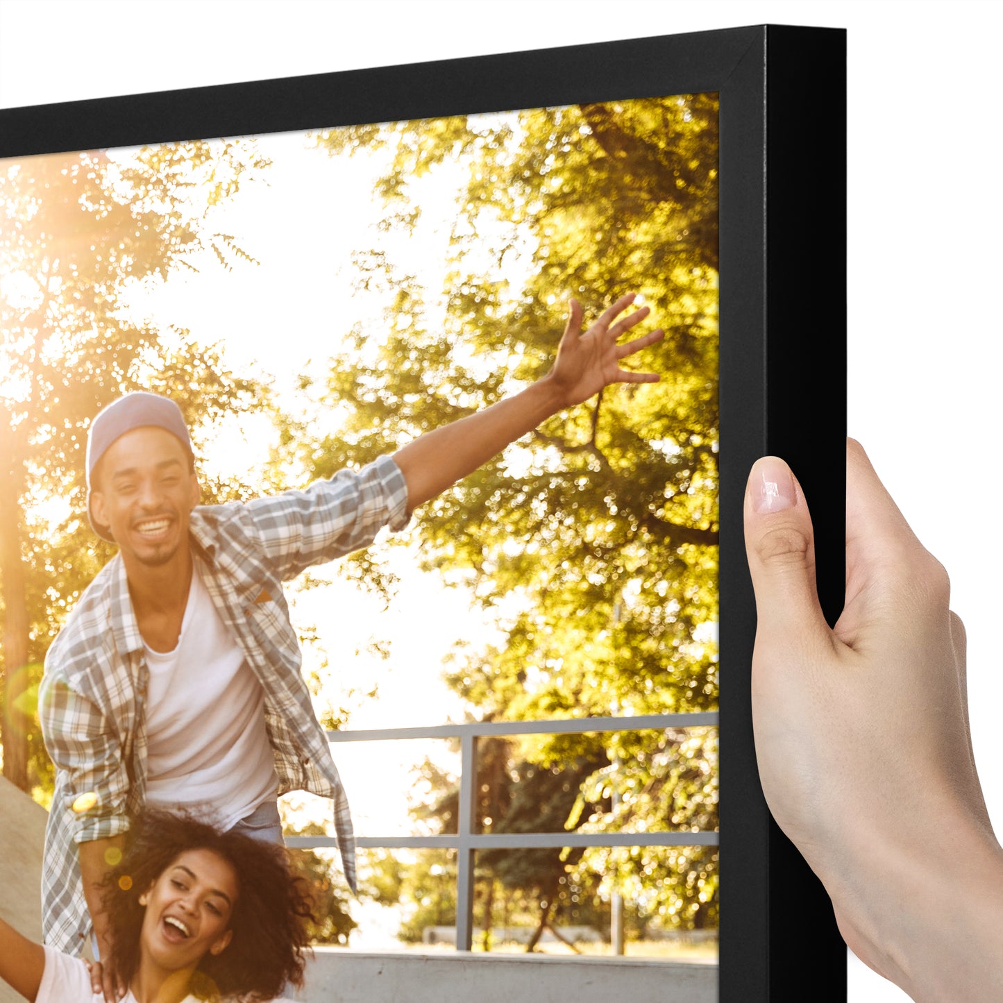 Deep Molding Picture Frame | Americanflat | No Mat | Modern - Premium Quality