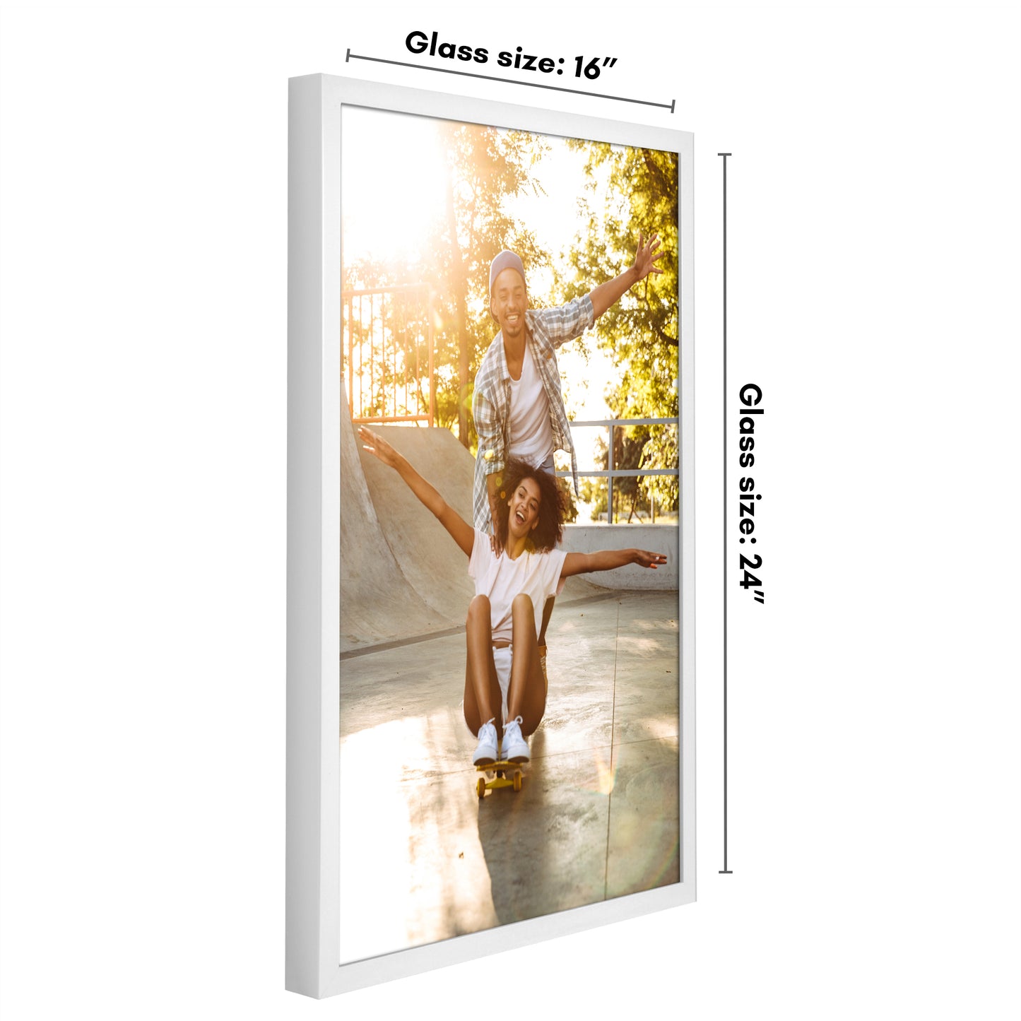 Deep Molding Picture Frame | Americanflat | No Mat | Modern - Premium Quality