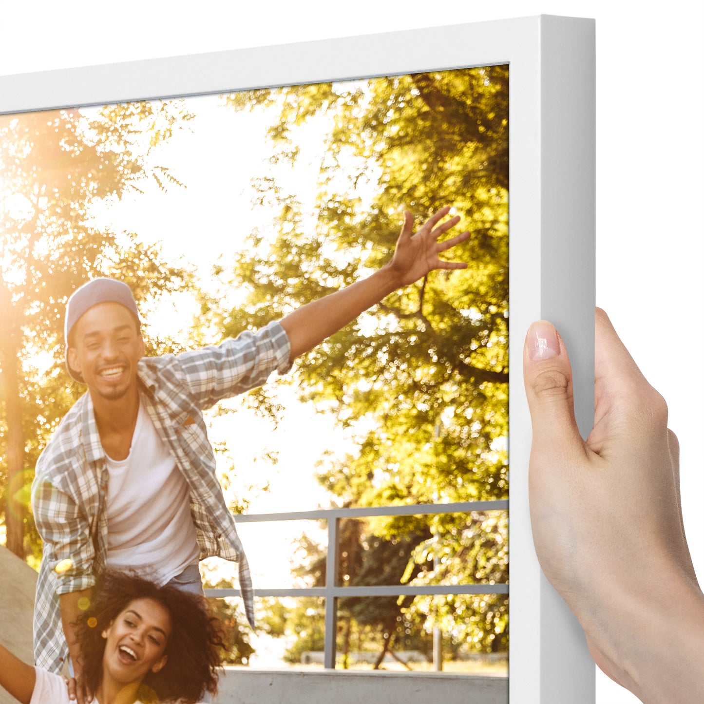 Deep Molding Picture Frame | Americanflat | No Mat | Modern - Premium Quality