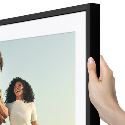 Picture Frame | Gallery Style | With Mat | Protective Glass | Wall Art Display