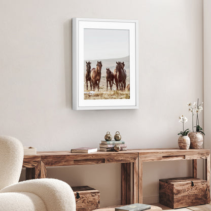 Picture Frame | Gallery Style | With Mat | Protective Glass | Wall Art Display
