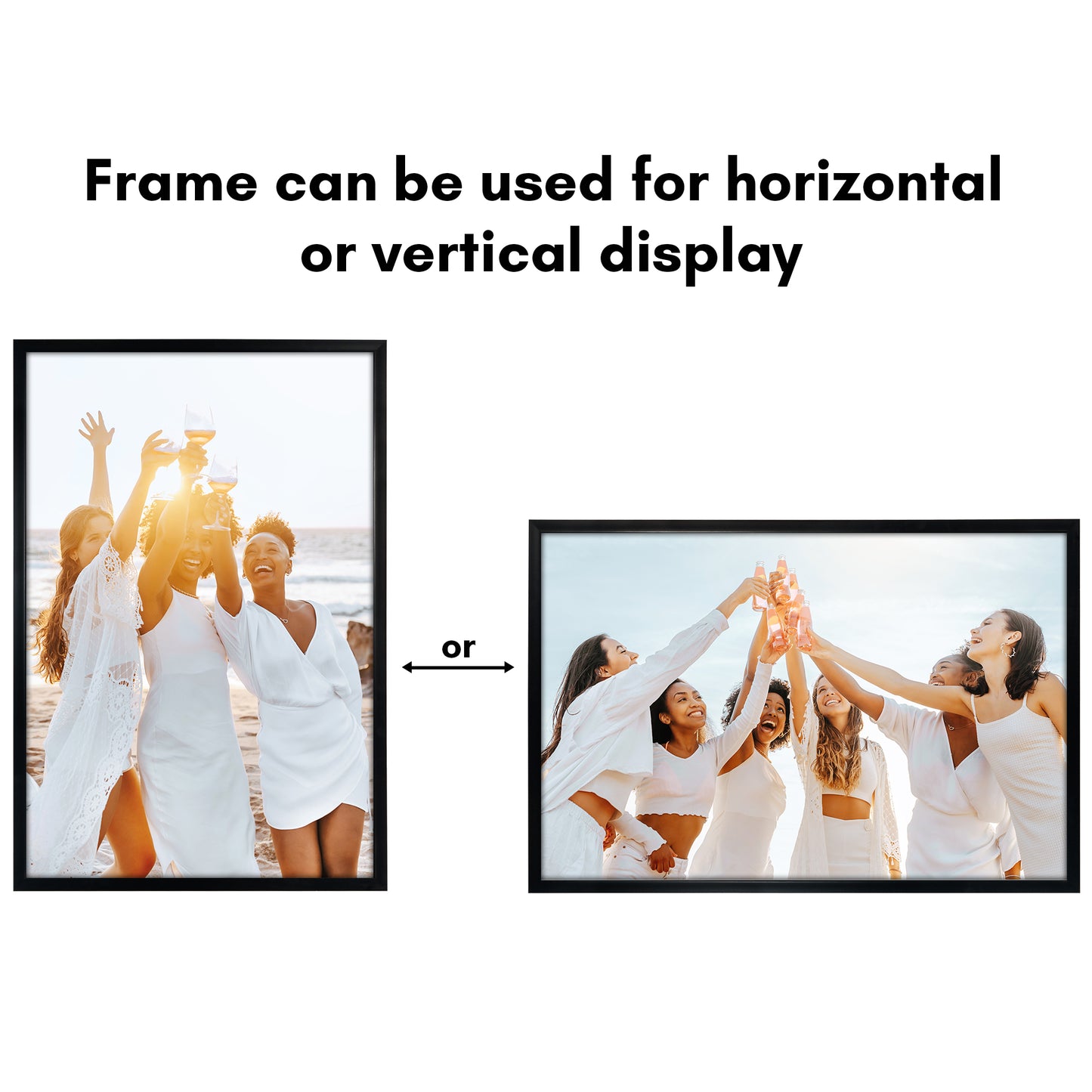 Picture Frame | Gallery Style | Secure Artwork and Photos | Wall Art Decor