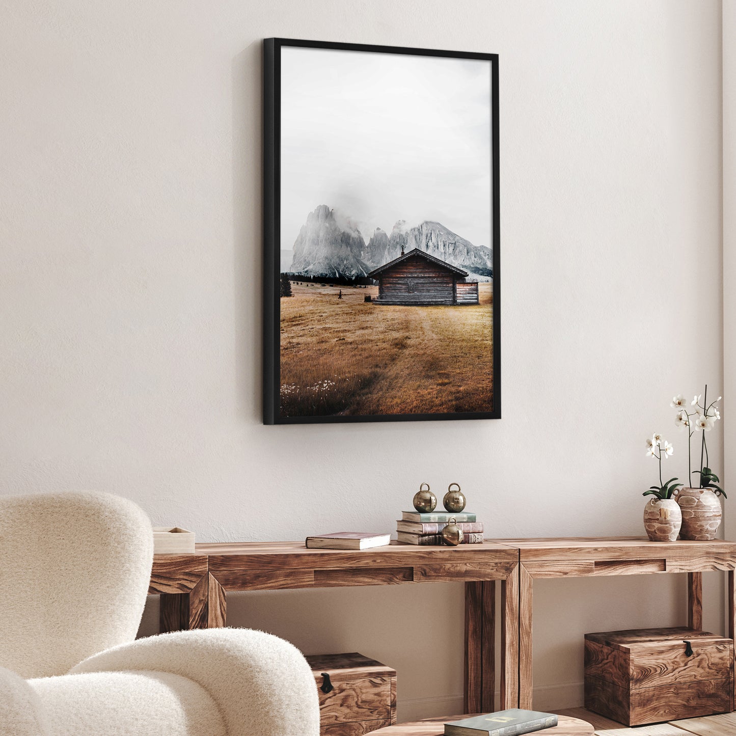 Deep Molding Picture Frame | Americanflat | No Mat | Modern - Premium Quality