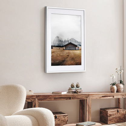 Picture Frame | Gallery Style | With Mat | Protective Glass | Wall Art Display