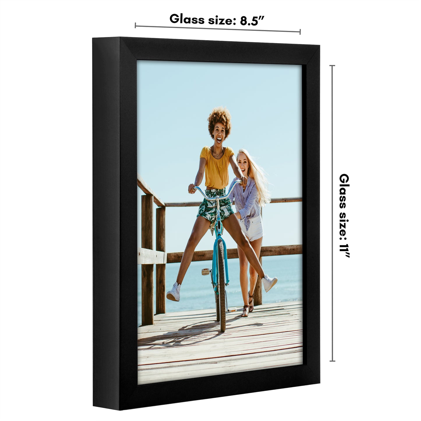 Deep Molding Picture Frame | Americanflat | No Mat | Modern - Premium Quality