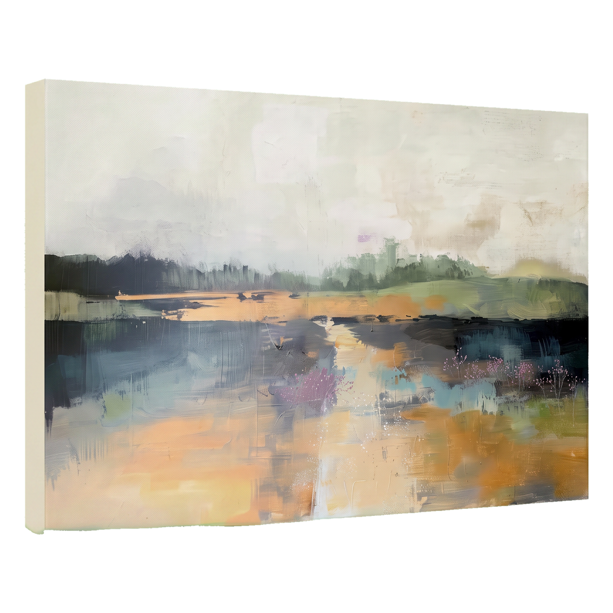 Emerald Drift — Canvas Gallery Wrap
