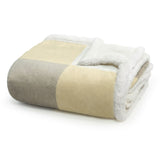 Throw Blanket | Fleece & Sherpa - Reversible - Oversize Plaid