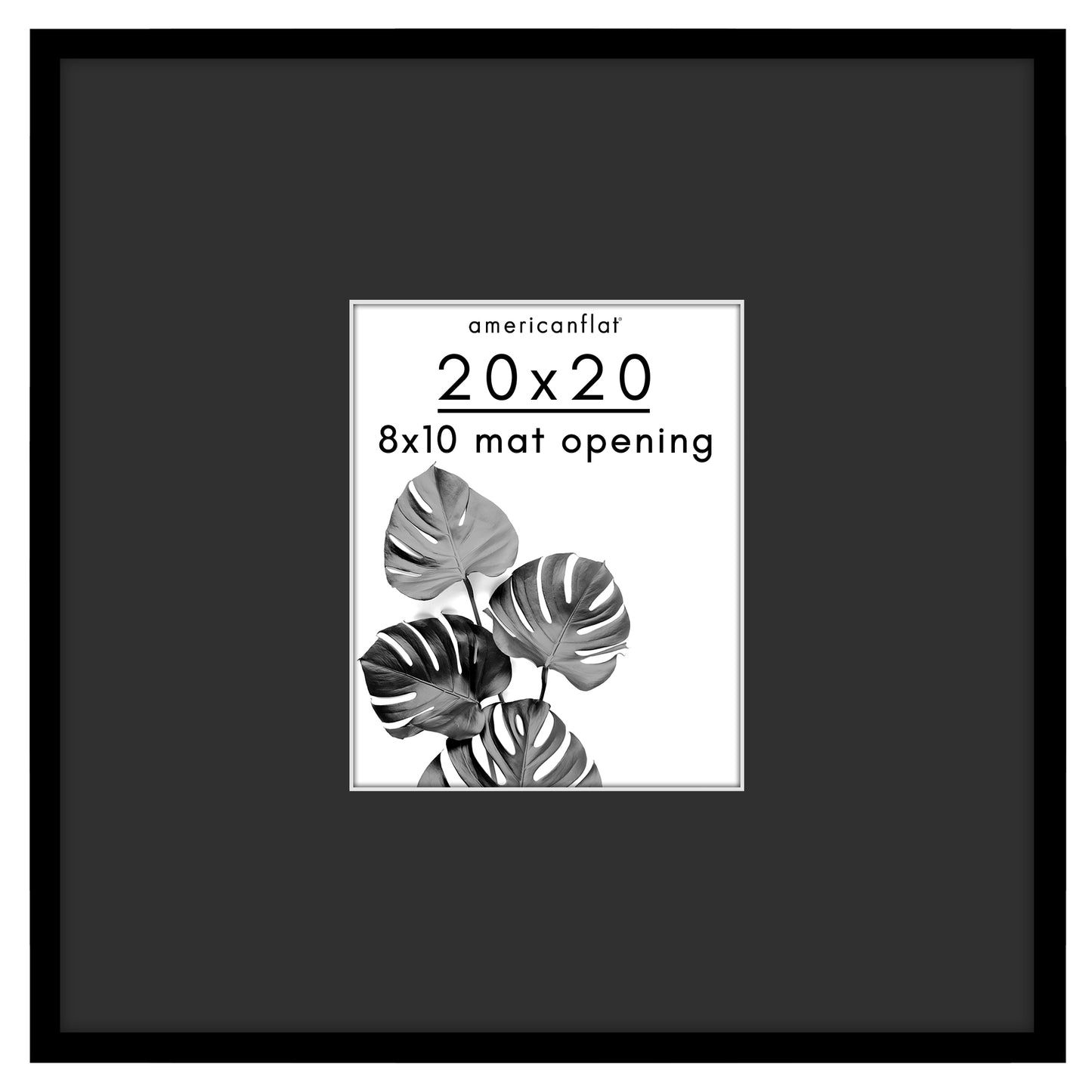 Picture Frame | Gallery Wall Decor | Protective Glass | Modern Style | Included Mat