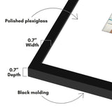Black | Gallery Wall Frames Set of 3 | Matching Size | Wide Mat – Americanflat