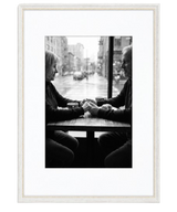 Heirloom Picture Frame 16x20 with 11x14 mat, White & Gold