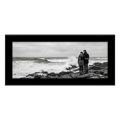 Signature Unmatted Picture Frame — Black / 4x10 / 1 Pack