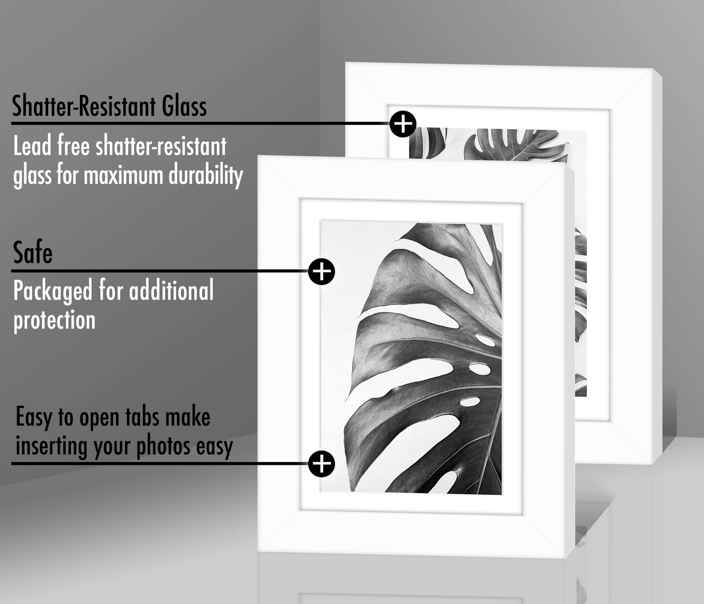 Picture Frame | Signature Collection | Classic Molding | Includes Mat | Multi Pack