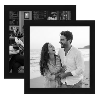Signature Unmatted Picture Frame — Black / 8x8 / 2 Pack