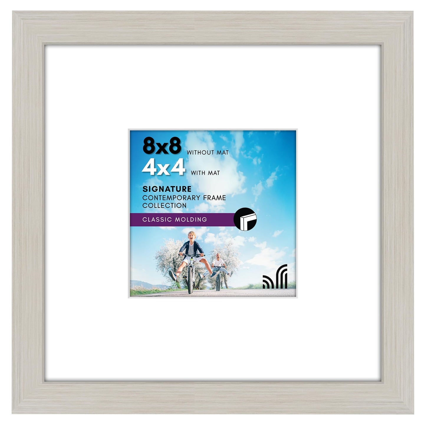 Americanflat Picture Frame | Includes Mat | Classic Molding | Signature Collection