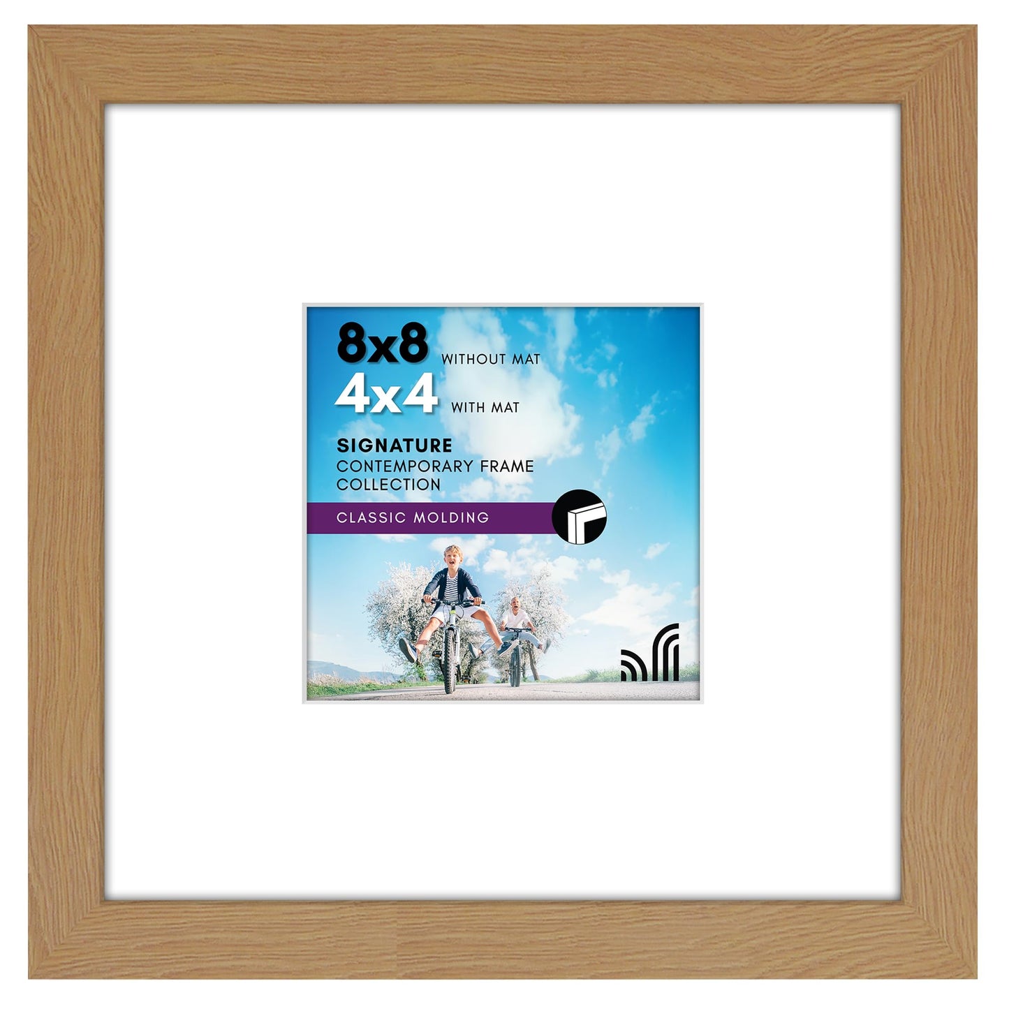 Americanflat Picture Frame | Includes Mat | Classic Molding | Signature Collection