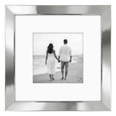 Signature Matted Picture Frame — 8x8 / Silver / 1-Pack